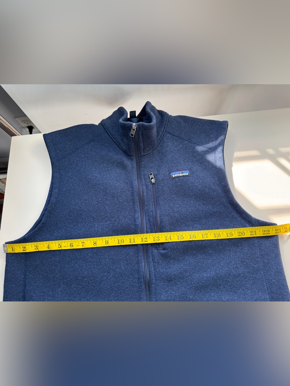 Patagonia Men's Better Sweater Fleece Vest -Navy Blue - Size XL - Picture 9 of 13